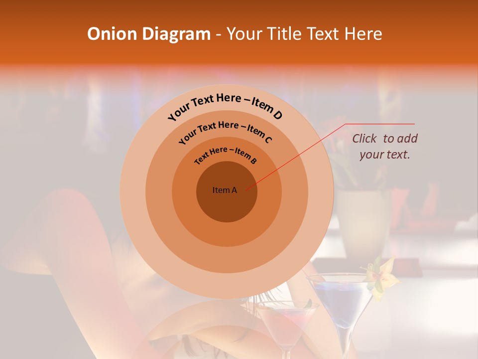 Glass Discotheque Beverage PowerPoint Template