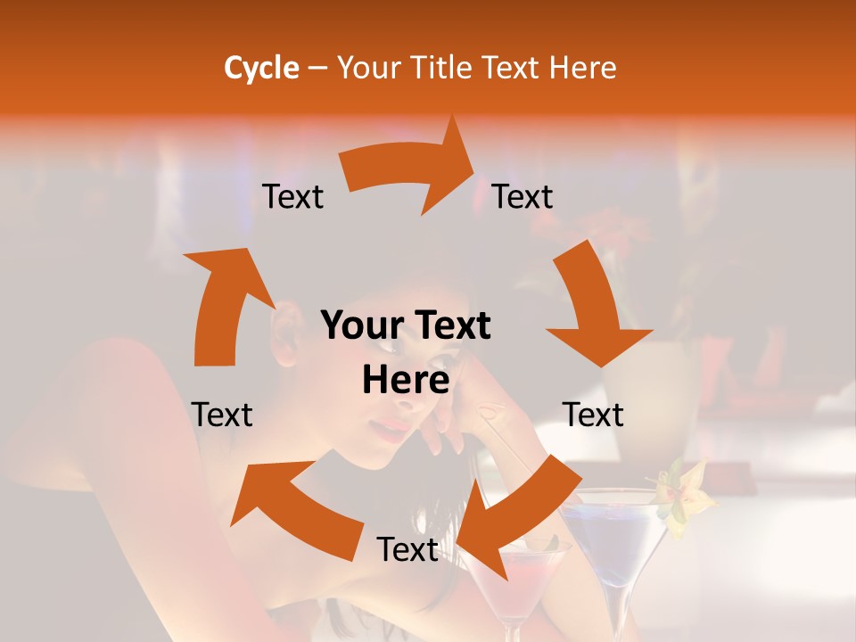 Glass Discotheque Beverage PowerPoint Template