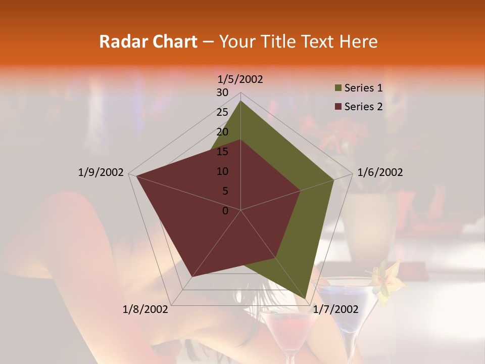 Glass Discotheque Beverage PowerPoint Template