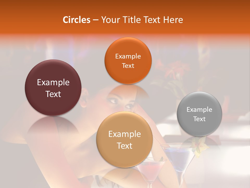 Glass Discotheque Beverage PowerPoint Template