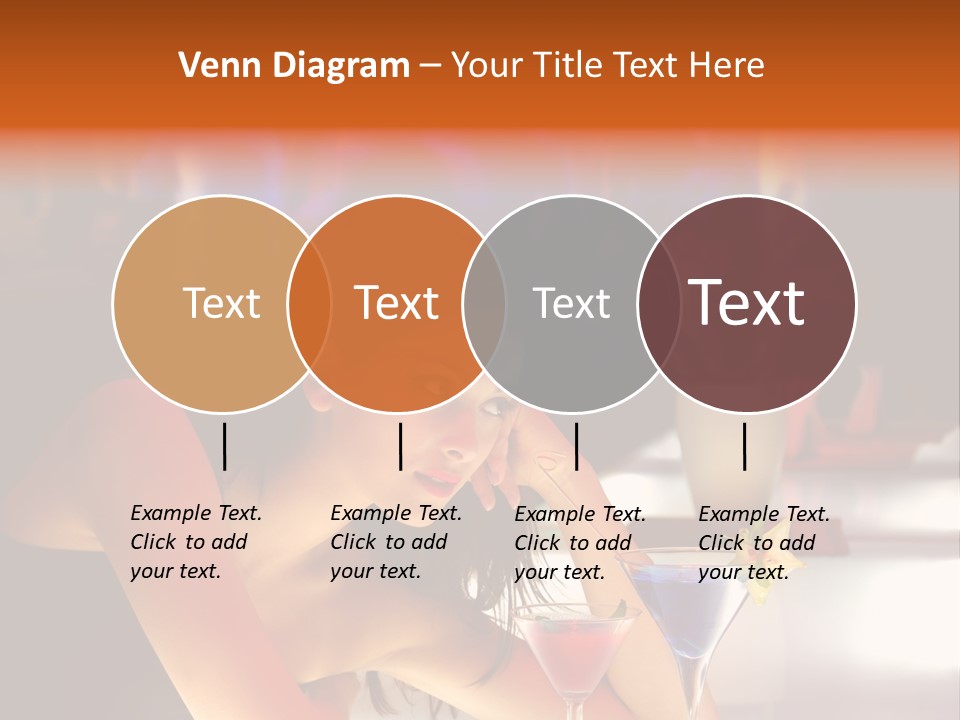 Glass Discotheque Beverage PowerPoint Template