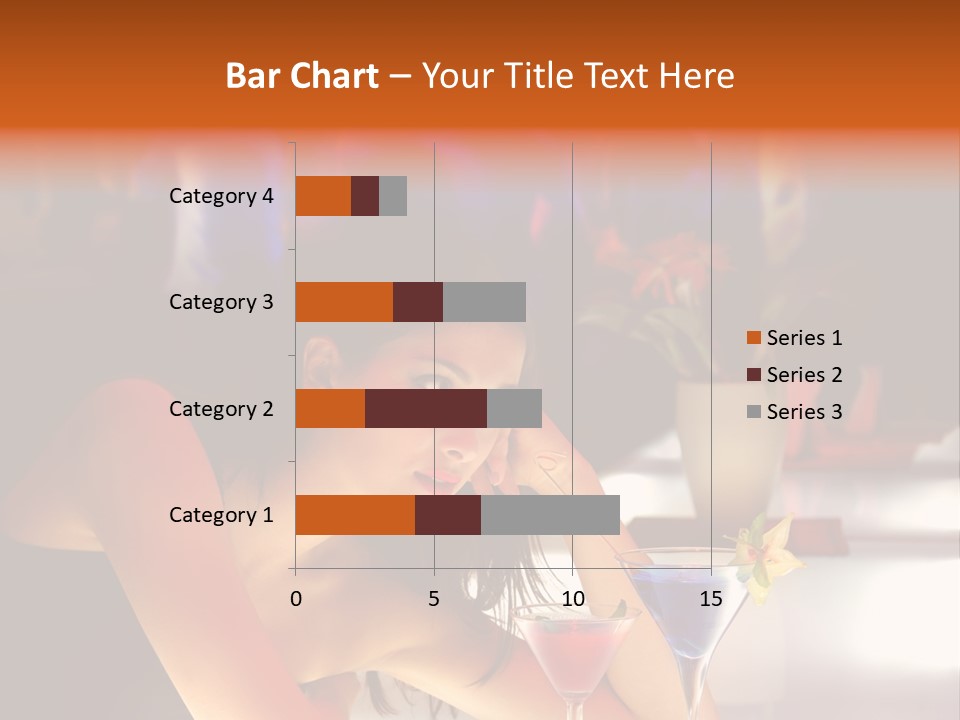 Glass Discotheque Beverage PowerPoint Template