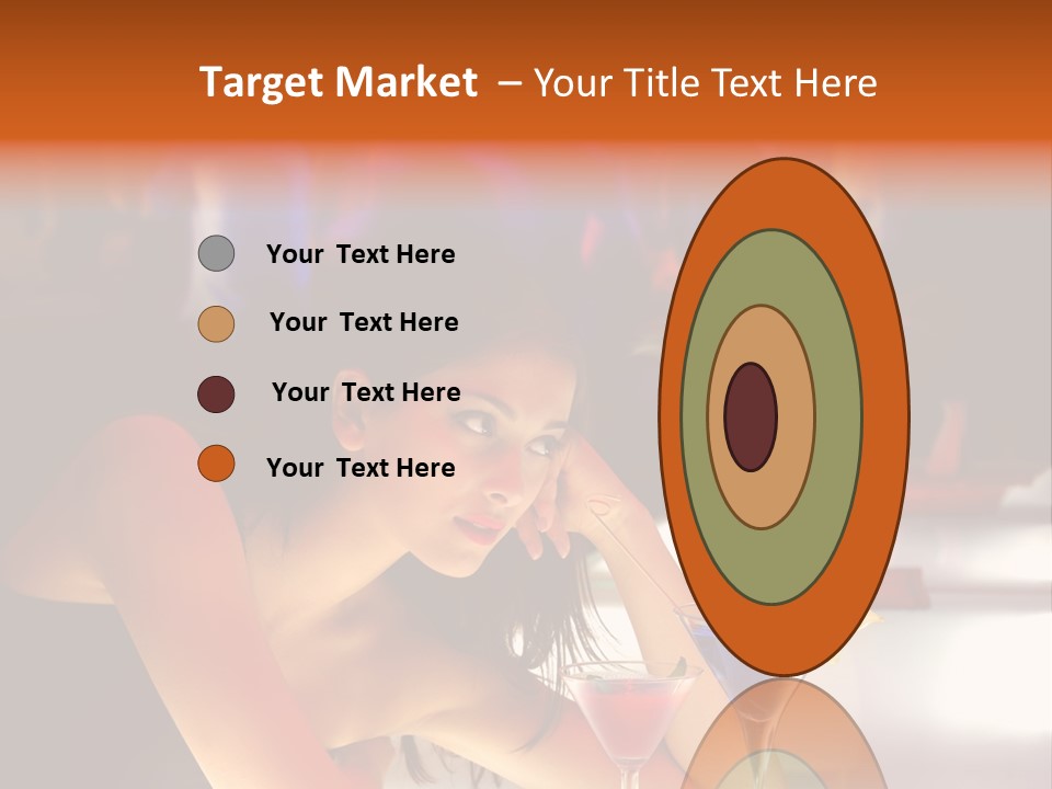 Glass Discotheque Beverage PowerPoint Template