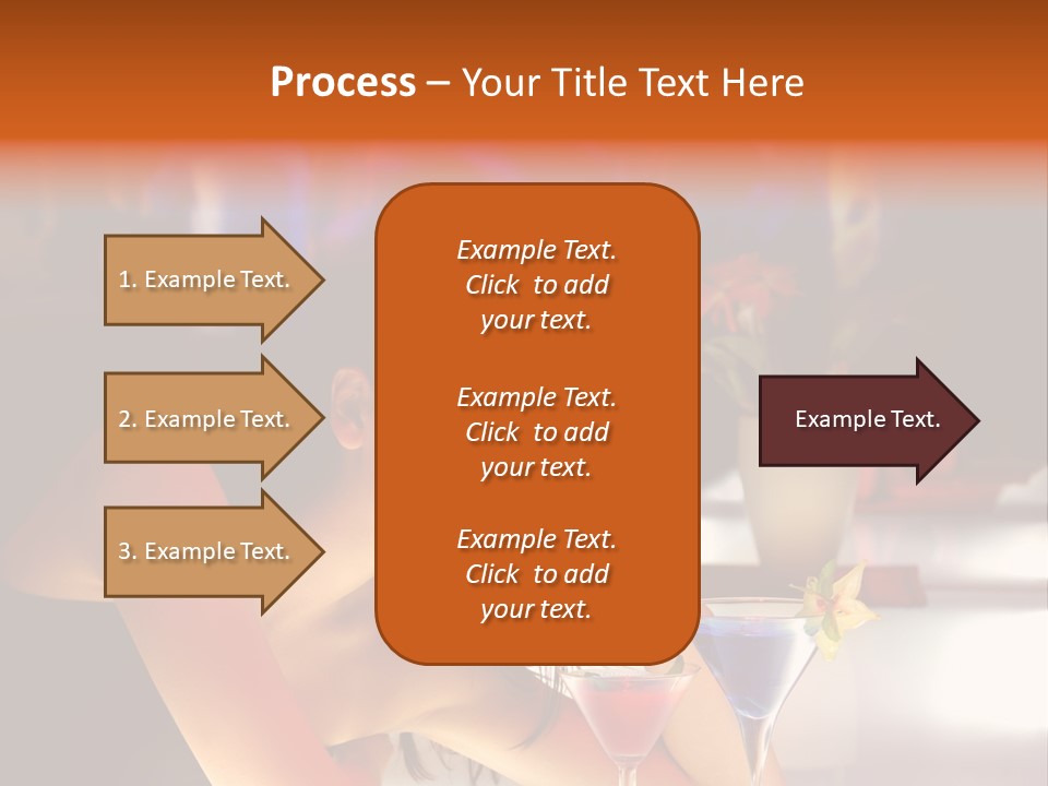Glass Discotheque Beverage PowerPoint Template