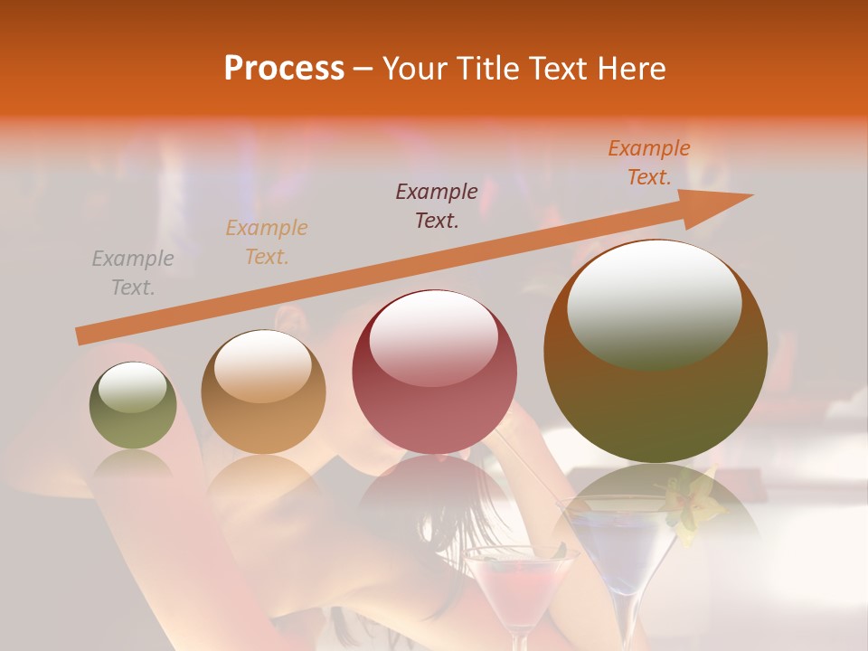 Glass Discotheque Beverage PowerPoint Template