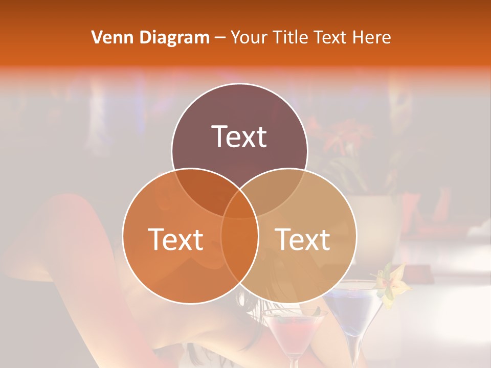 Glass Discotheque Beverage PowerPoint Template