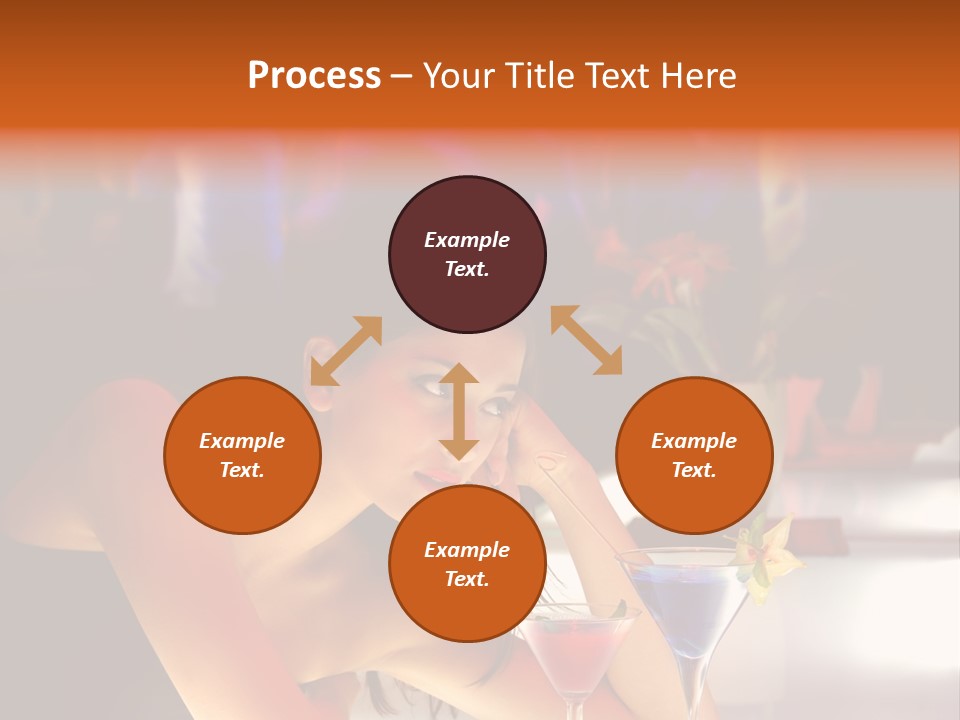 Glass Discotheque Beverage PowerPoint Template