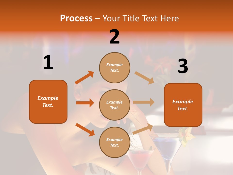 Glass Discotheque Beverage PowerPoint Template