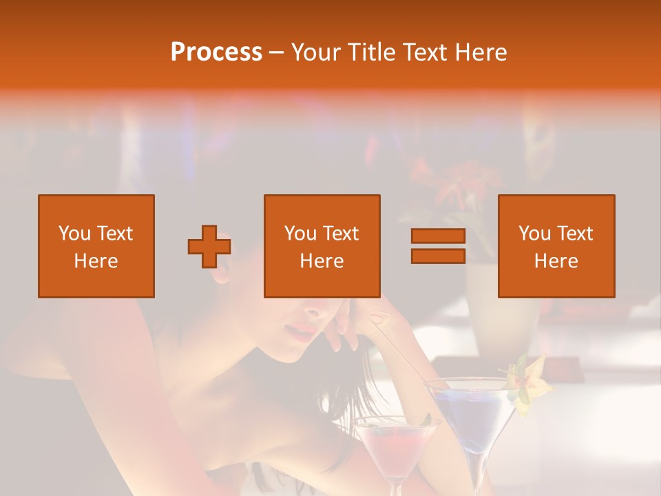 Glass Discotheque Beverage PowerPoint Template