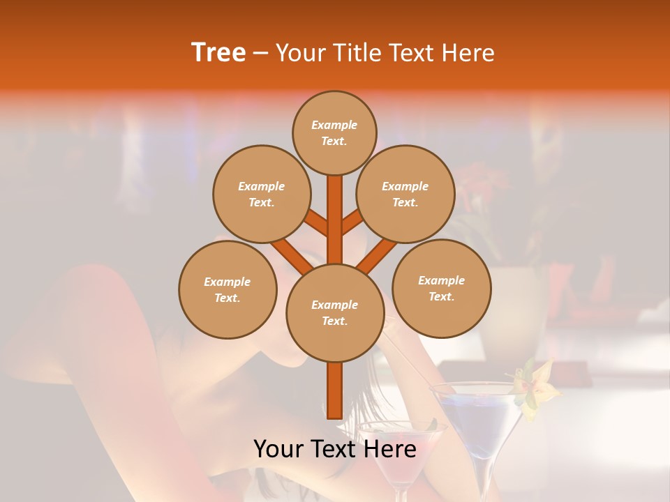 Glass Discotheque Beverage PowerPoint Template