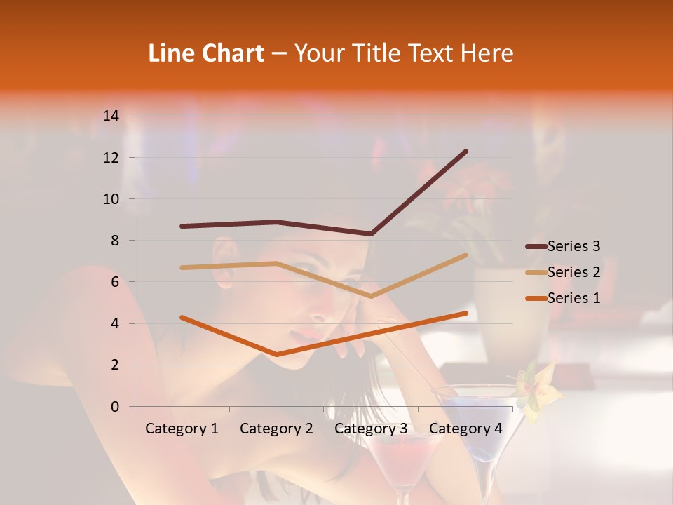 Glass Discotheque Beverage PowerPoint Template