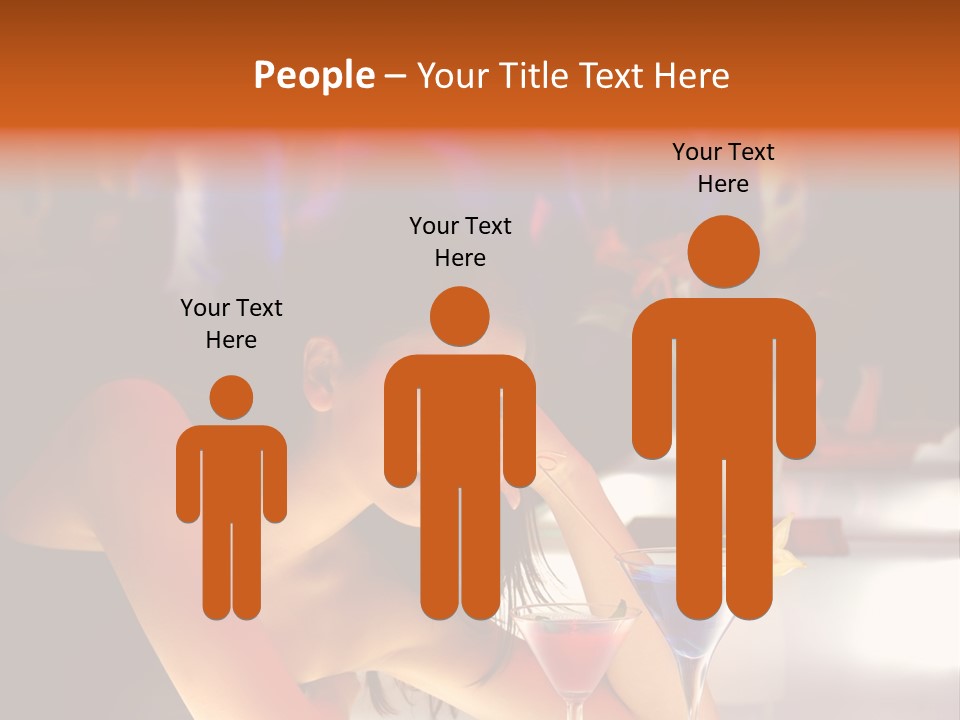 Glass Discotheque Beverage PowerPoint Template