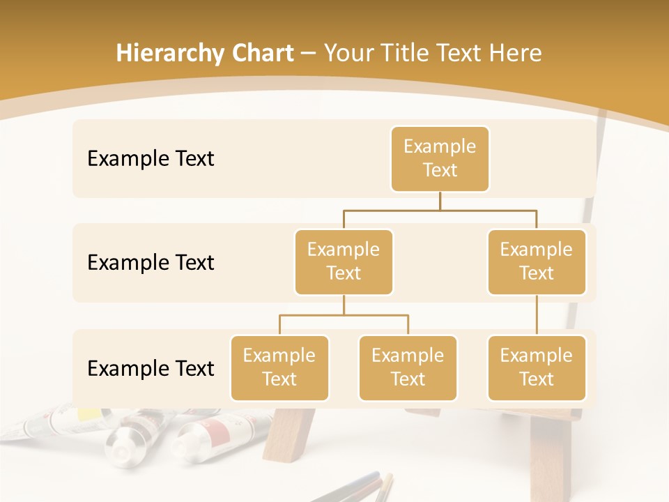Painting Easel Academy PowerPoint Template