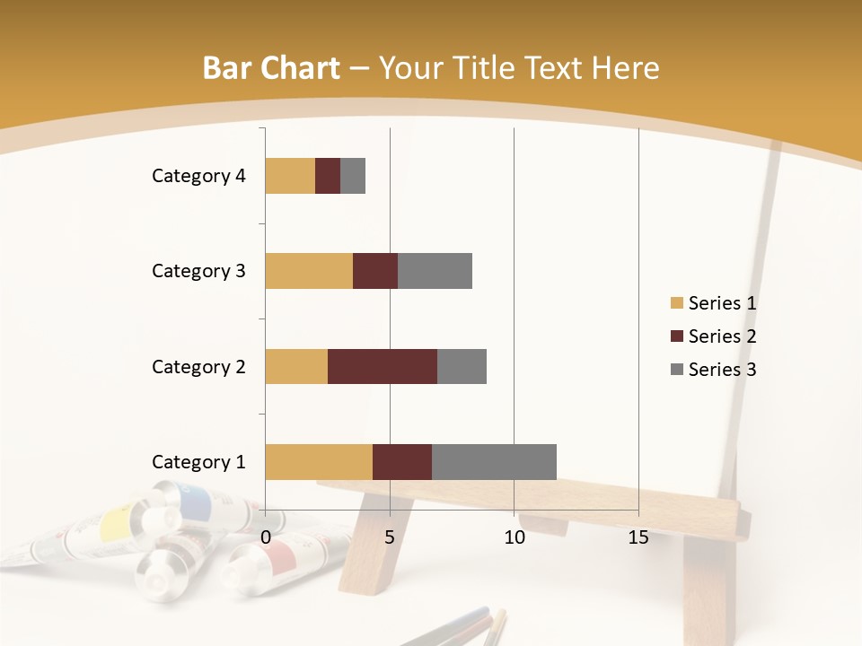 Painting Easel Academy PowerPoint Template