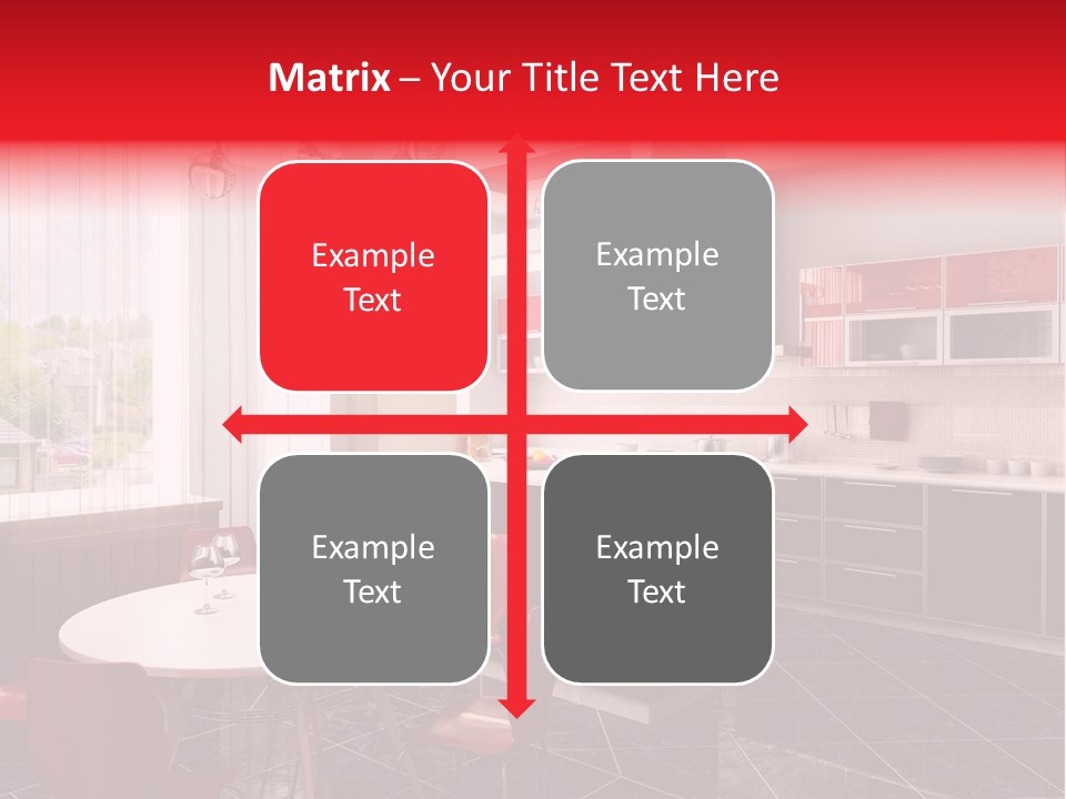 Loft Kitchen Textiles PowerPoint Template