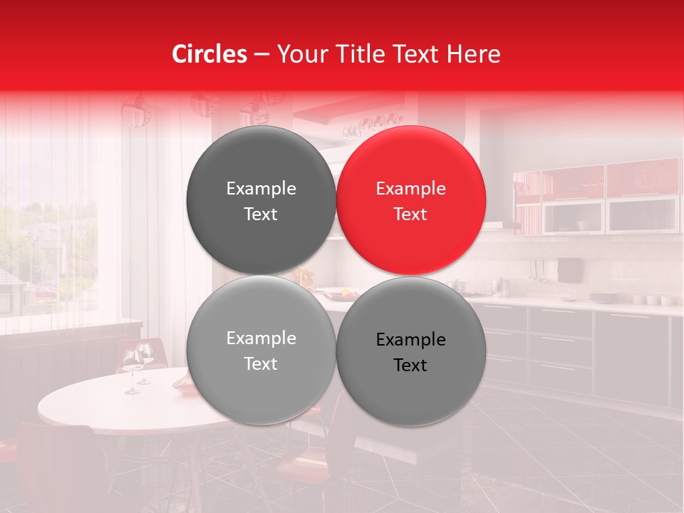 Loft Kitchen Textiles PowerPoint Template