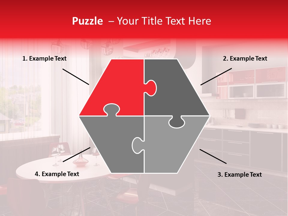 Loft Kitchen Textiles PowerPoint Template