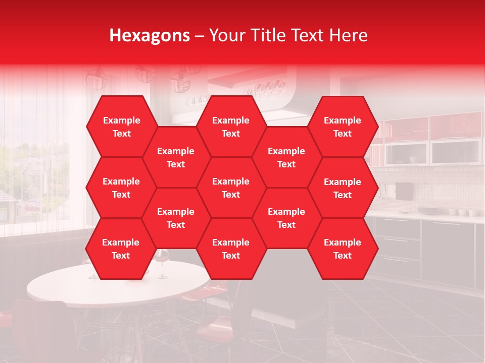 Loft Kitchen Textiles PowerPoint Template