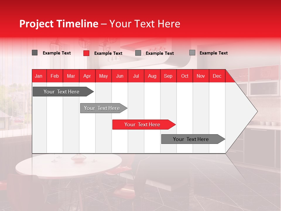Loft Kitchen Textiles PowerPoint Template