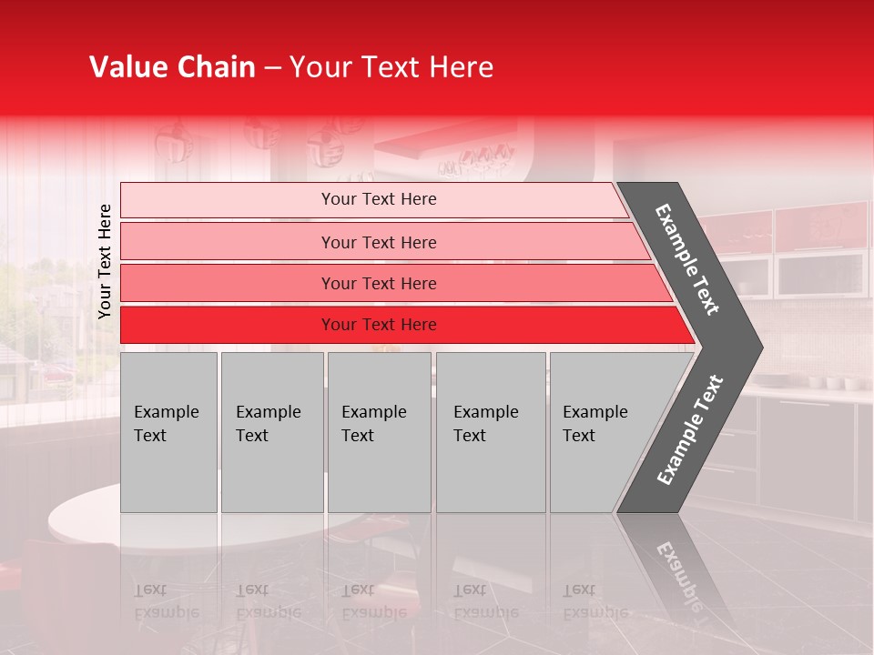 Loft Kitchen Textiles PowerPoint Template