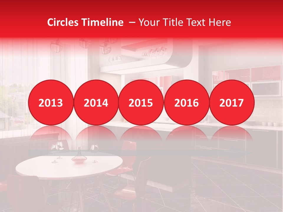 Loft Kitchen Textiles PowerPoint Template