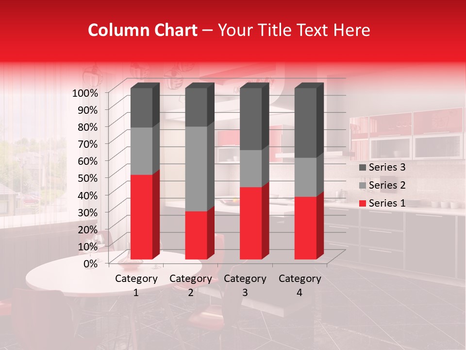 Loft Kitchen Textiles PowerPoint Template
