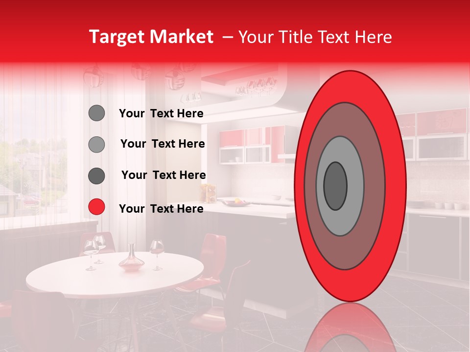 Loft Kitchen Textiles PowerPoint Template