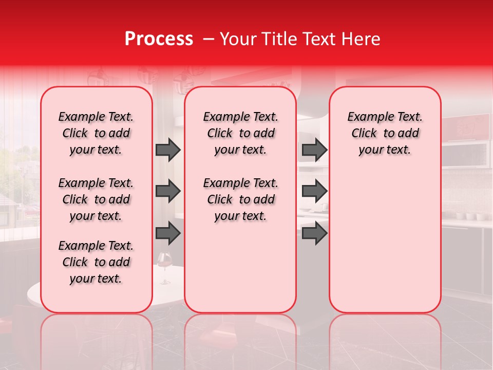 Loft Kitchen Textiles PowerPoint Template
