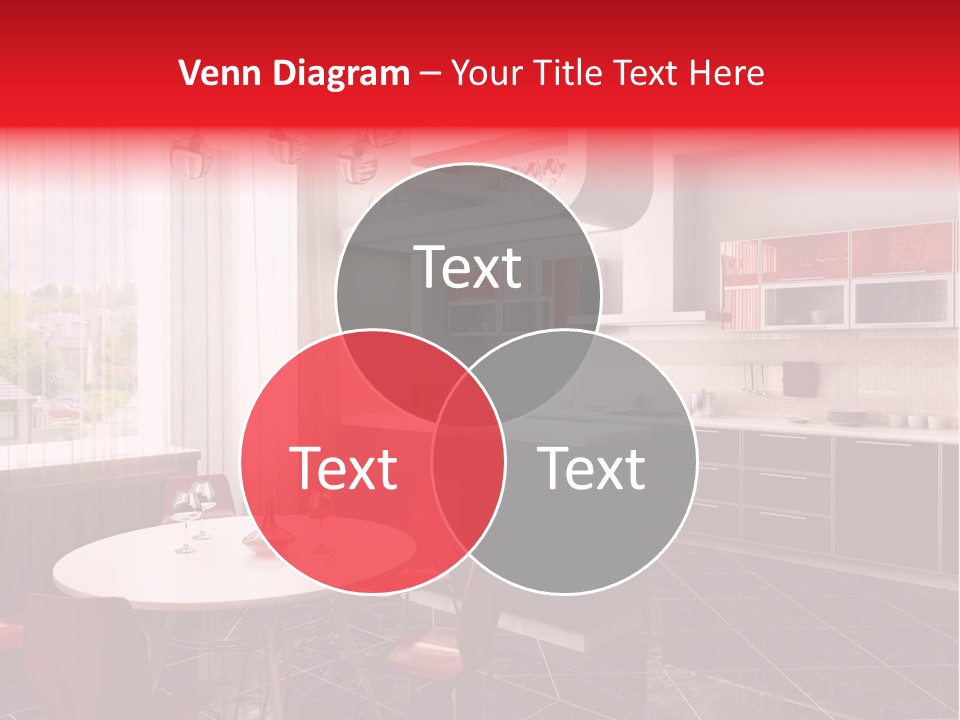 Loft Kitchen Textiles PowerPoint Template