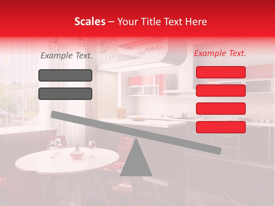 Loft Kitchen Textiles PowerPoint Template