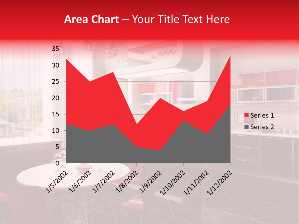 Loft Kitchen Textiles PowerPoint Template