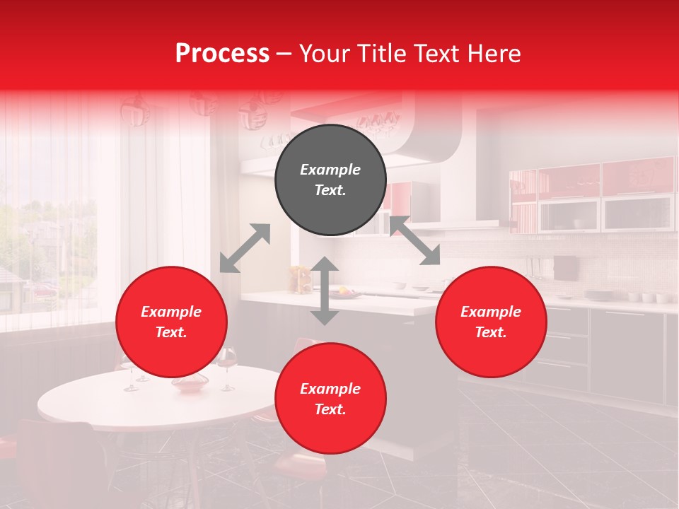 Loft Kitchen Textiles PowerPoint Template