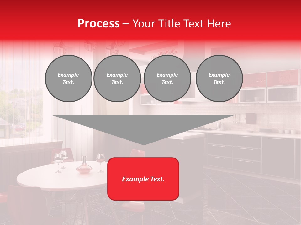 Loft Kitchen Textiles PowerPoint Template