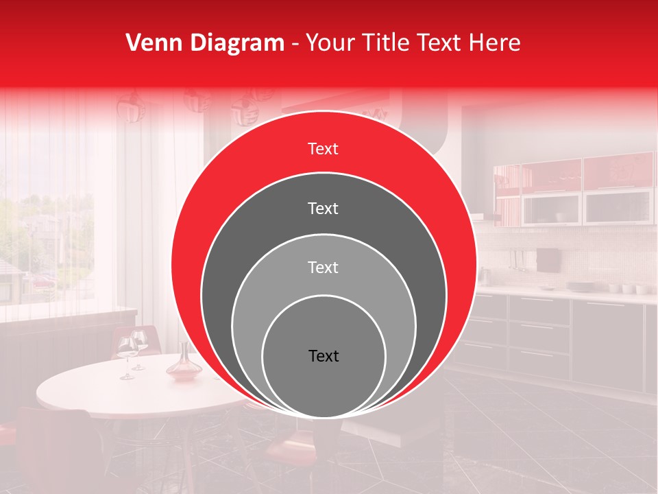 Loft Kitchen Textiles PowerPoint Template