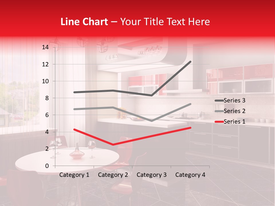Loft Kitchen Textiles PowerPoint Template