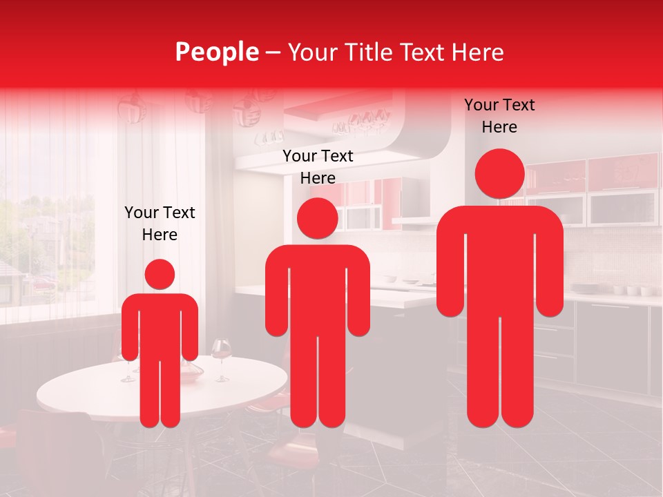 Loft Kitchen Textiles PowerPoint Template