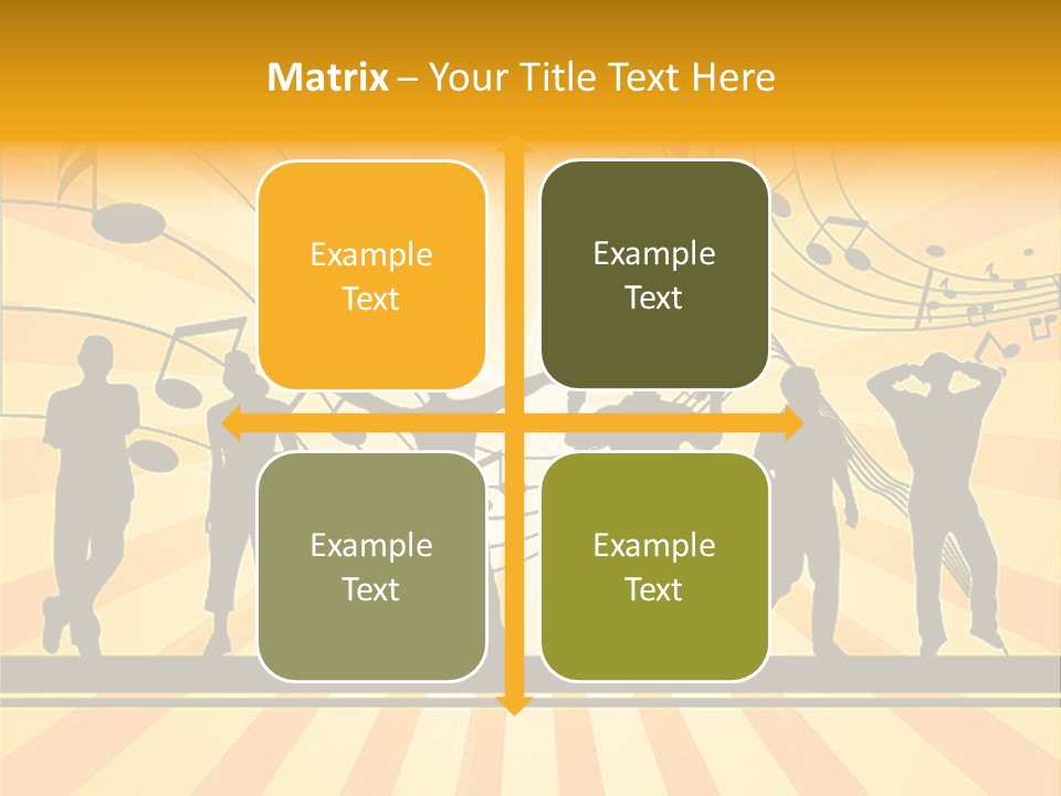 Motion Stripe Image PowerPoint Template