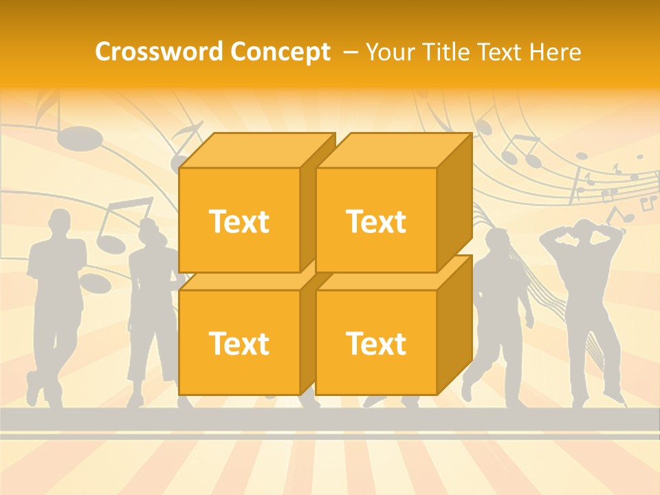 Motion Stripe Image PowerPoint Template