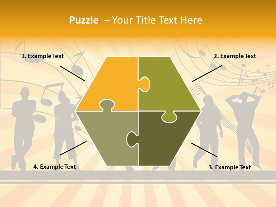 Motion Stripe Image PowerPoint Template