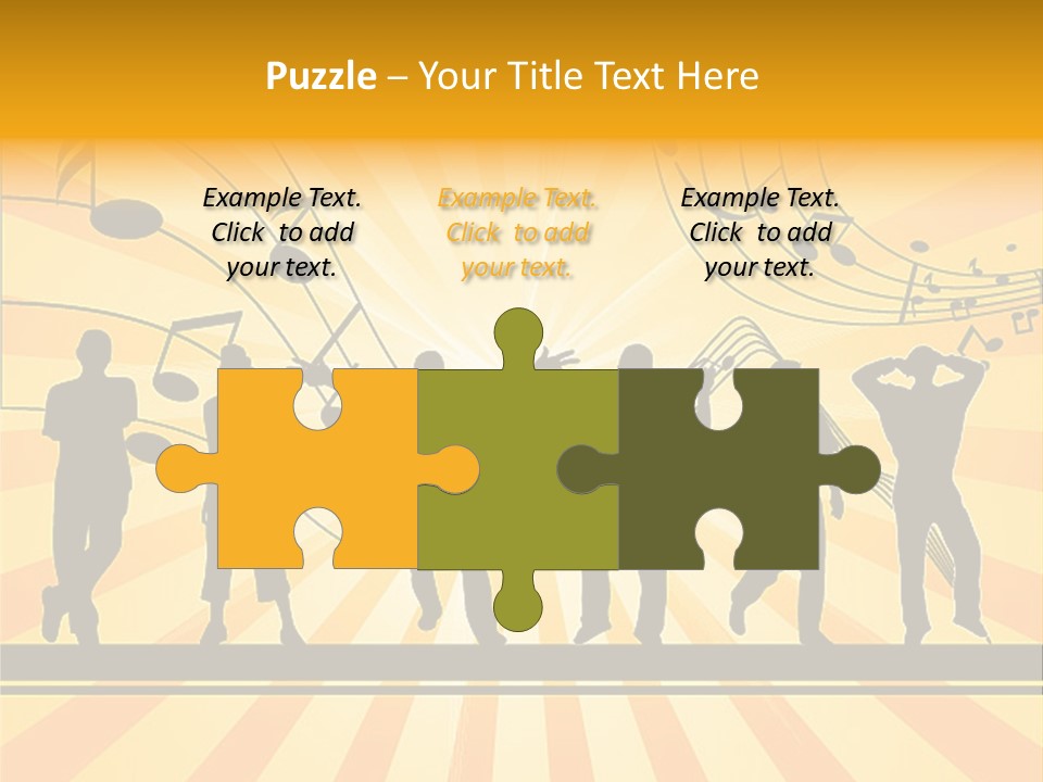 Motion Stripe Image PowerPoint Template