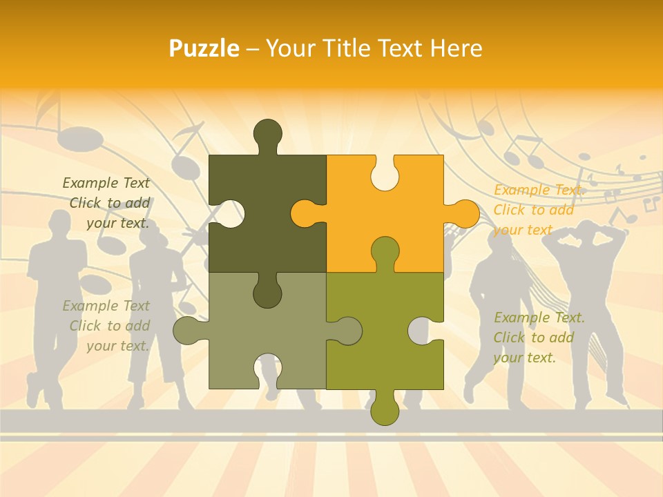 Motion Stripe Image PowerPoint Template