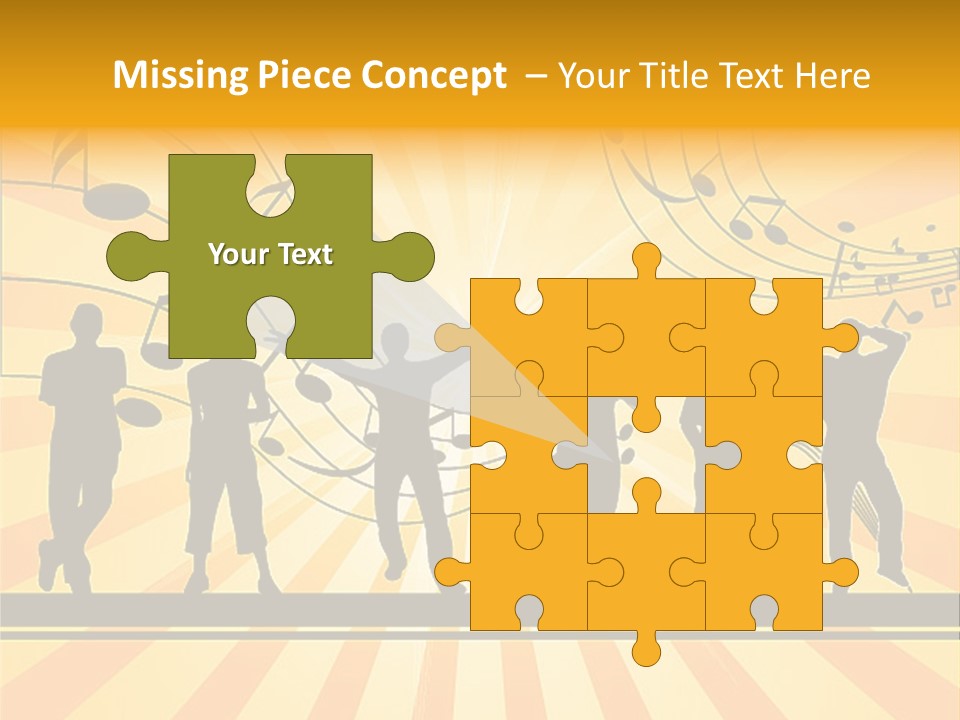 Motion Stripe Image PowerPoint Template