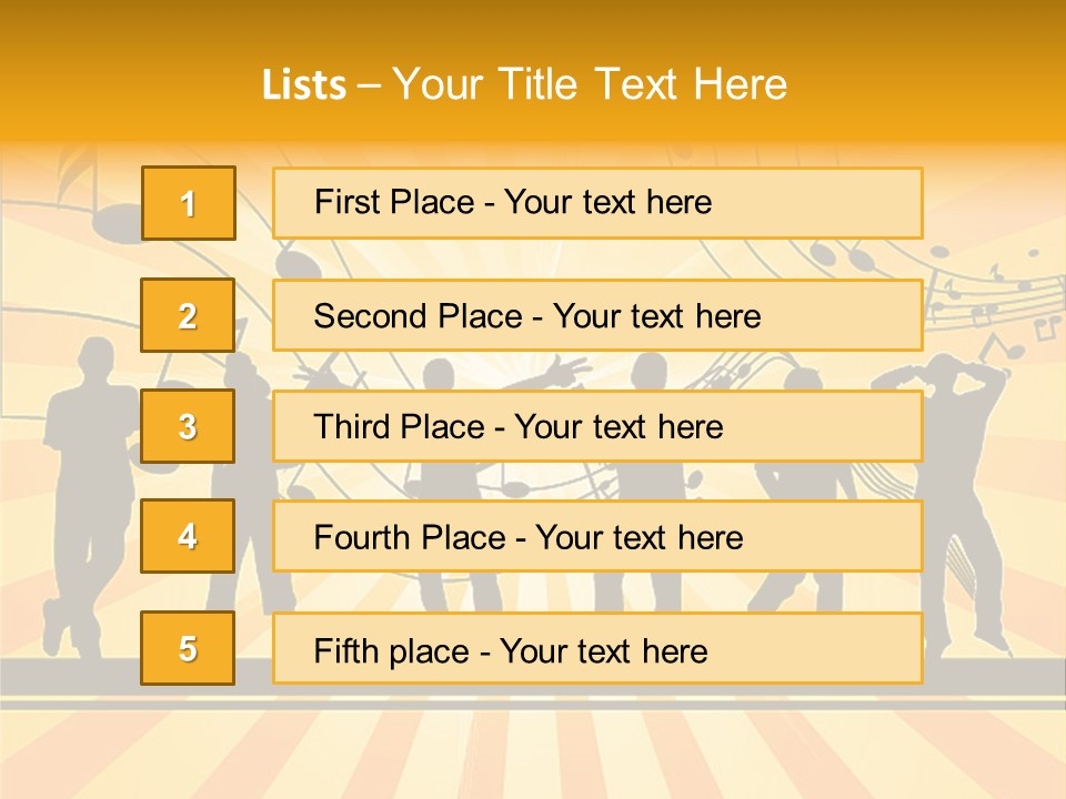 Motion Stripe Image PowerPoint Template