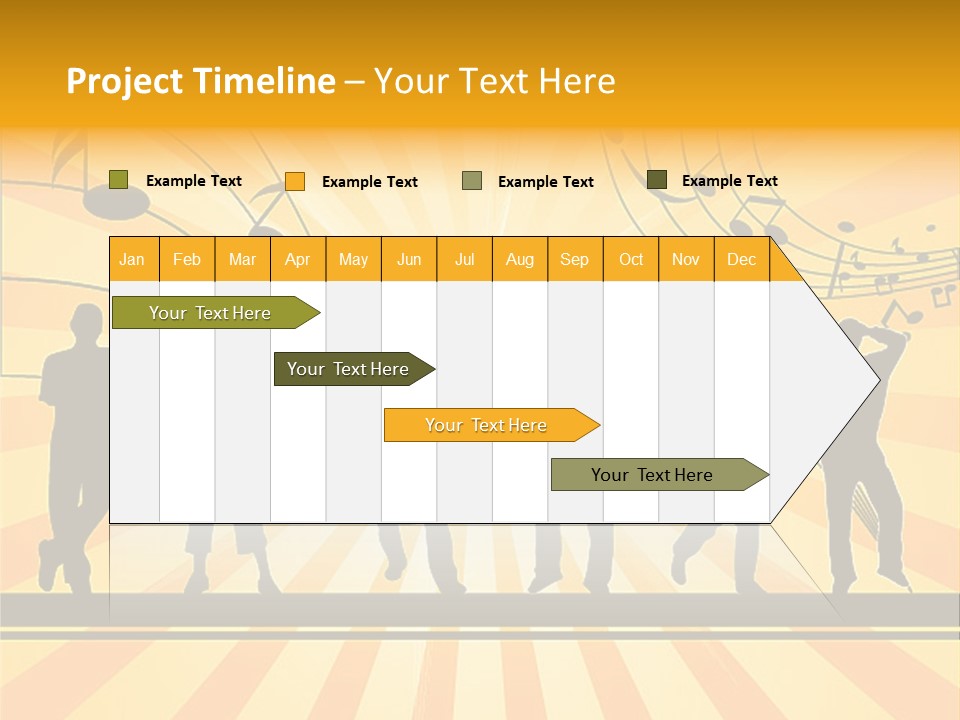 Motion Stripe Image PowerPoint Template