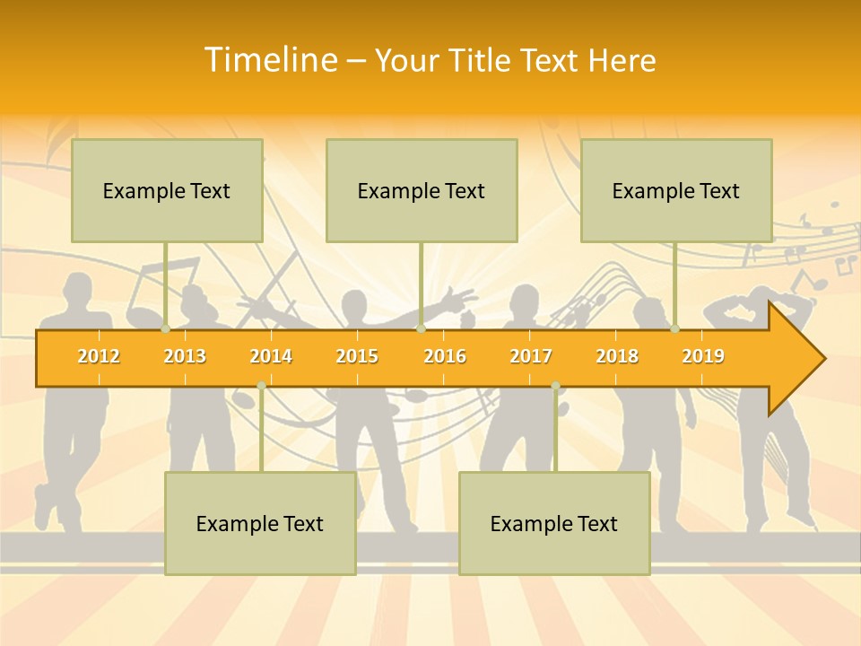 Motion Stripe Image PowerPoint Template