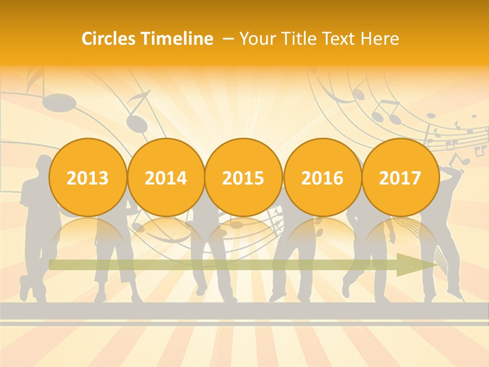 Motion Stripe Image PowerPoint Template