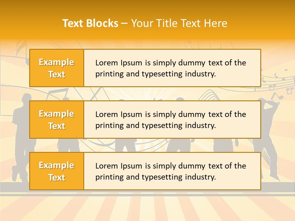 Motion Stripe Image PowerPoint Template