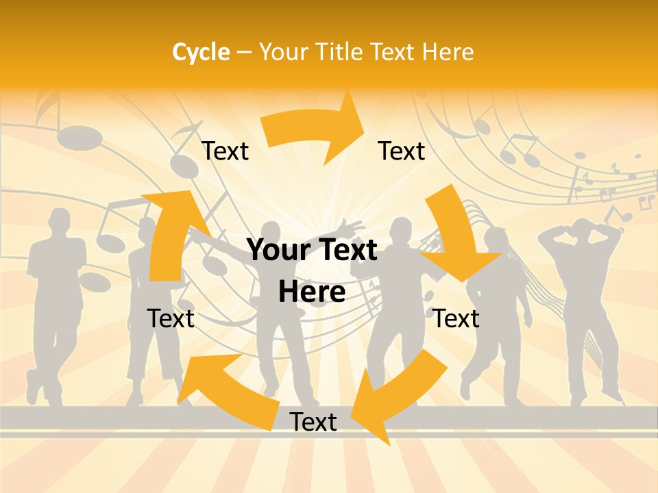 Motion Stripe Image PowerPoint Template