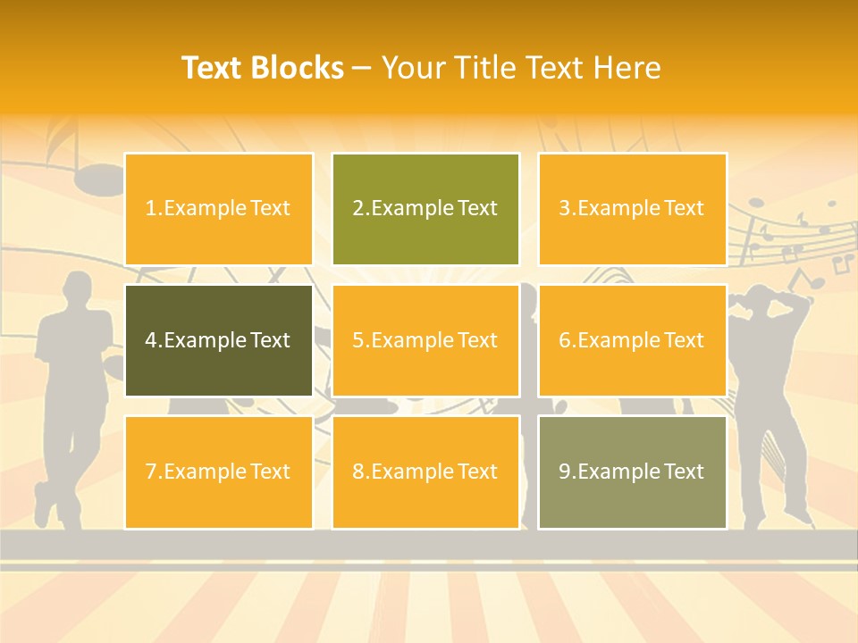 Motion Stripe Image PowerPoint Template