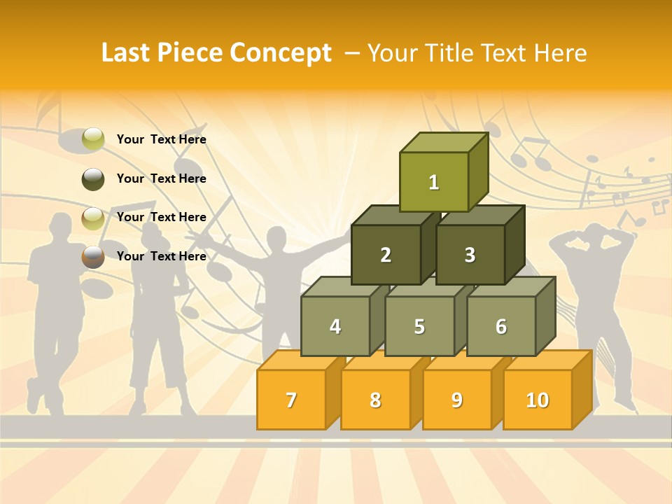 Motion Stripe Image PowerPoint Template